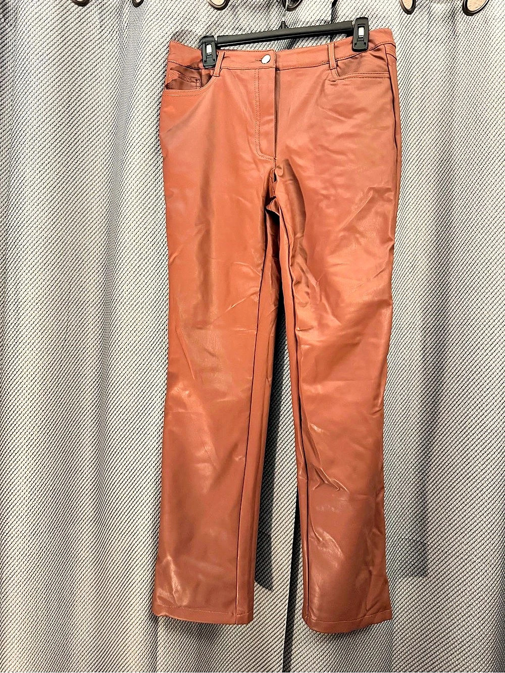 Forever 21 Brown Faux Leather Pants- L
